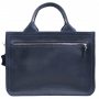 Сумка портфель шкіряна для документів ноутбука LIMARY lim-380RK синя