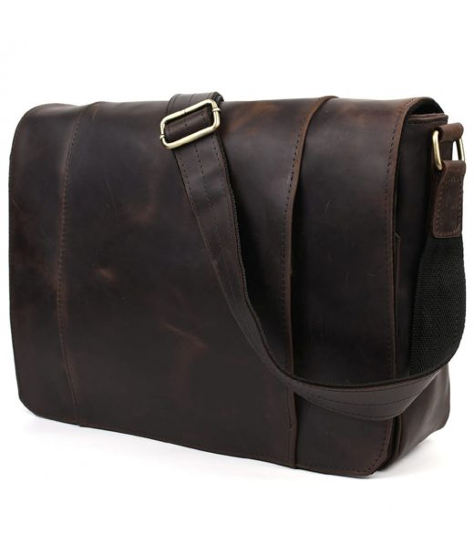 Велика чоловіча сумка-листоноша з натуральної шкіри RC-7338-3md бренду TARWA Велика чоловіча сумка-листоноша з натуральної шкіри RC-7338-3md бренду TARWA