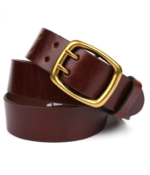 Ремінь зі шкіри буйвола st044622 коричневий 40мм Ремінь зі шкіри буйвола st044622 коричневий 40мм