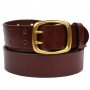 Ремінь зі шкіри буйвола st044622 коричневий 40мм Ремінь зі шкіри буйвола st044622 коричневий 40мм