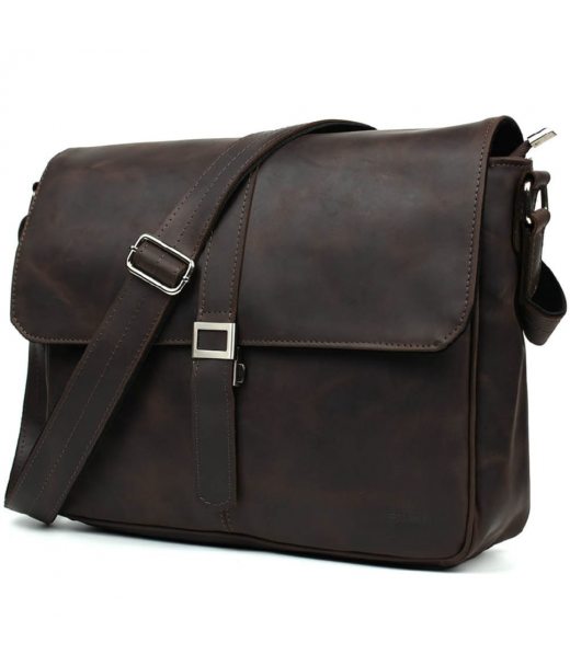 Чоловіча сумка через плече з коричневої крейзі TARWA RC-1046-4lx Чоловіча сумка через плече з коричневої крейзі TARWA RC-1046-4lx