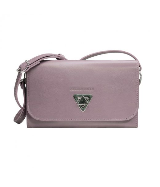 Женский клатч Grande Pelle 701665 223х135х30 мм глянцевая кожа  фрез