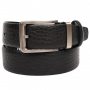 Ремінь зі шкіри буйвола гладкий ST2028B чорний 35мм Ремінь зі шкіри буйвола гладкий ST2028B чорний 35мм