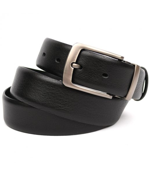 Ремінь зі шкіри оленя 35мм чорний класична пряжка Sergio Torri ST2027D Ремінь зі шкіри оленя 35мм чорний класична пряжка Sergio Torri ST2027D