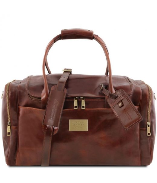 TL Voyager Дорожня шкіряна сумка з бічними кишенями TL142141 Tuscany TL Voyager Дорожня шкіряна сумка з бічними кишенями TL142141 Tuscany