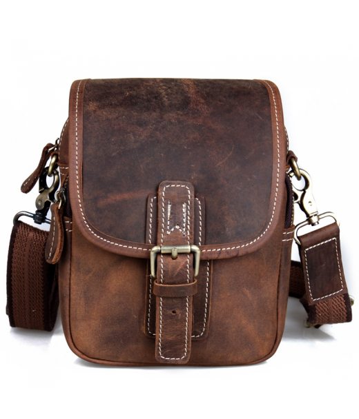 Вінтажна шкіряна сумка (чохол) на плечі, на пояс в ретро стилі Tiding tid30063br Вінтажна шкіряна сумка (чохол) на плечі, на пояс в ретро стилі Tiding tid30063br