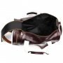 Спортивна шкіряна сумка люкс класу TARWA GBur-5565-4lx бургунді