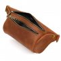 Напоясная сумка бананка в размере М TARWA RB-3105-2lx коньячная 2 отделения Напоясная сумка бананка в размере М TARWA RB-3105-2lx коньячная 2 отделения