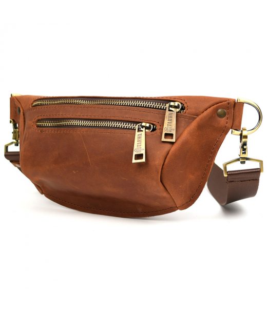 Сумка бананка в розмірі S TARWA RB-3104-2lx коньячна Сумка бананка в розмірі S TARWA RB-3104-2lx коньячна