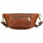 Напоясная сумка бананка в размере S TARWA RB-3104-2lx коньячная Напоясная сумка бананка в размере S TARWA RB-3104-2lx коньячная