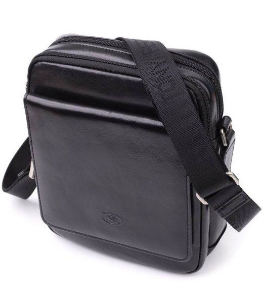 Відмінна чоловіча сумка з кишенями з гладкої натуральної шкіри Tony Perotti 20857_1 (9148-17 nero) Чорний Відмінна чоловіча сумка з кишенями з гладкої натуральної шкіри Tony Perotti 20857_1 (9148-17 nero) Чорний