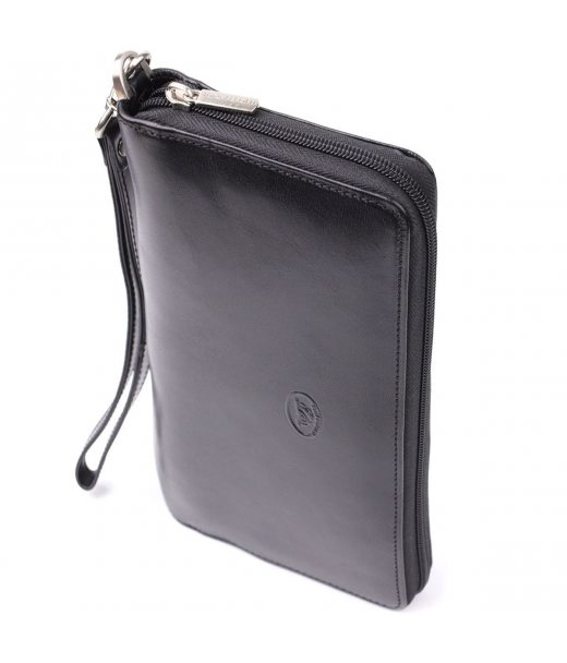 Мужской клатч на одно отделение из гладкой натуральной кожи Tony Perotti 20860_1 (9770 nero) Черный