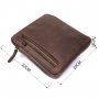 Практична сумка для чоловіків на плече з натуральної вінтажної шкіри Shvigel 23149 Коричневий