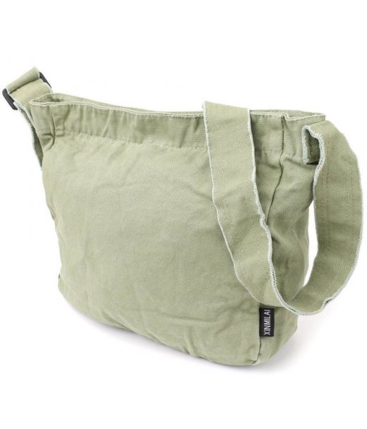 Сумка на плече из качественного текстиля Vintage sale_15131 Оливковый