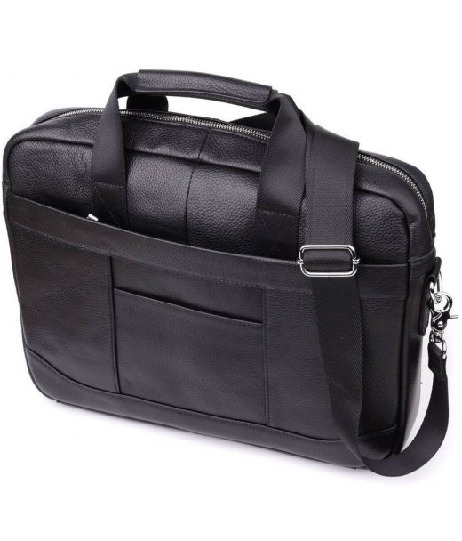 Деловой портфель для мужчин из натуральной кожи Vintage 23039 Черный Деловой портфель для мужчин из натуральной кожи Vintage 23039 Черный