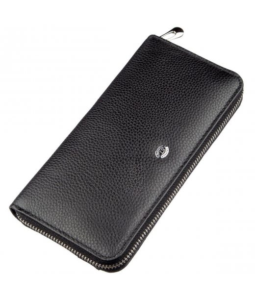 Женский клатч на молнии ST Leather 18863 Черный