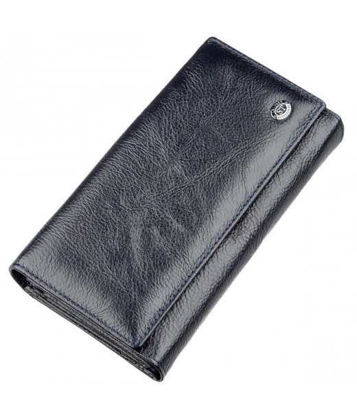 Гаманець-клатч з візитниці ST Leather 18880 Сіро-синій Гаманець-клатч з візитниці ST Leather 18880 Сіро-синій