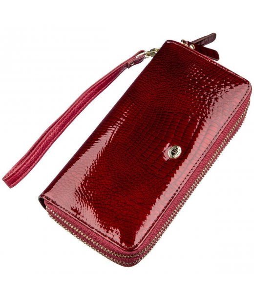 Женский клатч с двумя отделениями ST Leather 18907 Бордовый