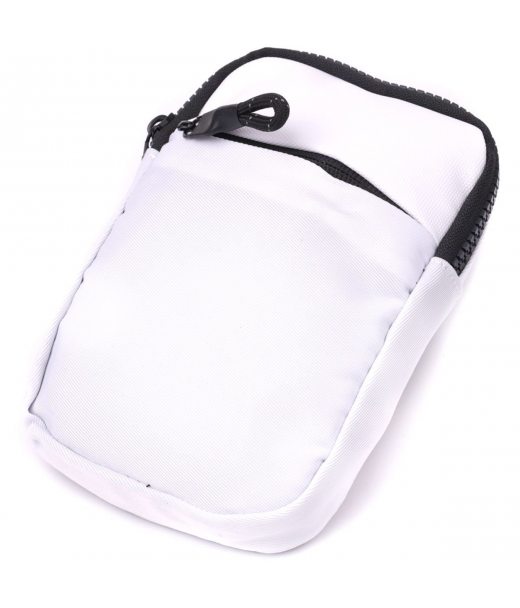 Стильна слінг сумка для подорожей із якісного текстилю Vintage 22867 Білий