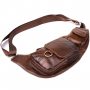 Чоловіча сумка через плече з натуральної шкіри Vintage 22959 Коричневий