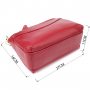 Женская сумка с твердым дном из натуральной кожи Vintage 22982 Красный Женская сумка с твердым дном из натуральной кожи Vintage 22982 Красный