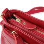 Женская сумка с твердым дном из натуральной кожи Vintage 22982 Красный Женская сумка с твердым дном из натуральной кожи Vintage 22982 Красный