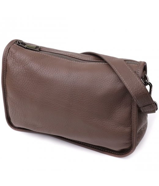 Жіноча сумка на плече із натуральної шкіри Vintage 23003 Коричневий Жіноча сумка на плече із натуральної шкіри Vintage 23003 Коричневий