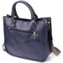 Ділова жіноча сумка з екошкіри Vintage sale_15132 Синій