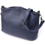 Сумка на плечо из натуральной кожи для женщин Vintage 23009 Синий Сумка на плечо из натуральной кожи для женщин Vintage 23009 Синий