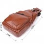 Чоловіча сумка через плече з натуральної шкіри Vintage 23049 Рудий