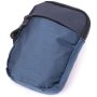 Чоловіча слінг сумка для подорожей з якісного текстилю Vintage 22870 Синій