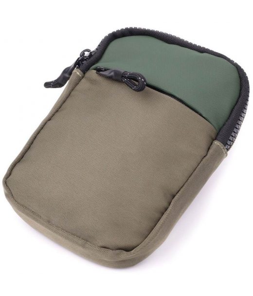 Невелика слінг сумка для подорожей із якісного текстилю Vintage 22871 Зелений