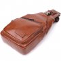 Чоловіча сумка через плече з натуральної шкіри Vintage 23049 Рудий