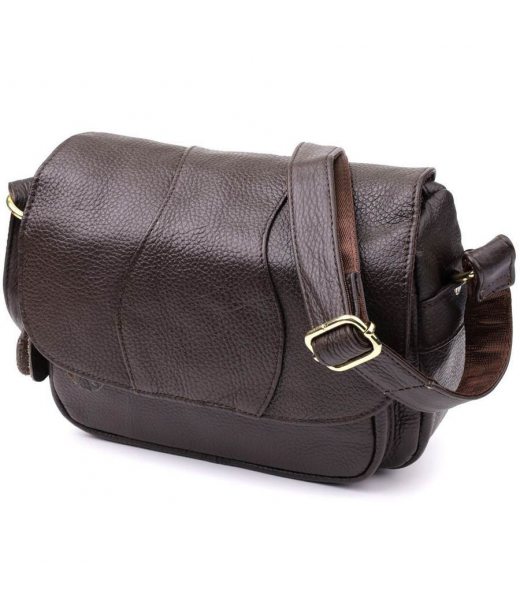 Сумка з натуральної шкіри для жінок Vintage 22973 Коричневий Сумка з натуральної шкіри для жінок Vintage 22973 Коричневий