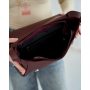 Женская сумочка «Лилит» совставкой натуральный замш бордовая WeLassie дешево