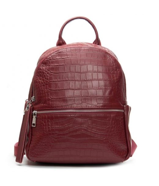 Сумка Шкіряна Жіноча Рюкзак ALEX RAI 95518-9 bordo Сумка Шкіряна Жіноча Рюкзак ALEX RAI 95518-9 bordo