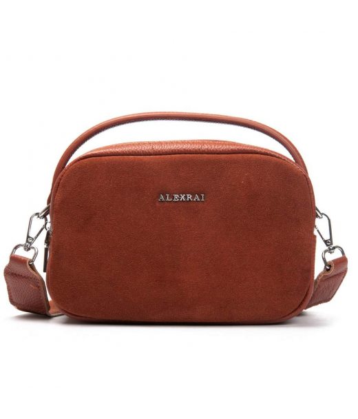 Сумка Женская Классическая замш ALEX RAI 99126 camel