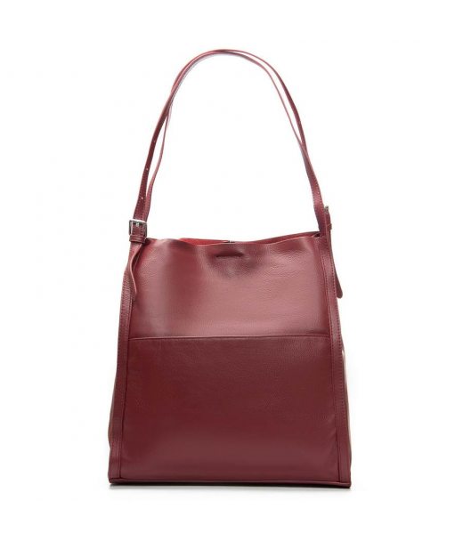 Сумка Шкіряна Жіноча Класична ALEX RAI 2060-9 bordo