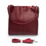 Сумка Шкіряна Жіноча Класична ALEX RAI 2060-9 bordo Сумка Шкіряна Жіноча Класична ALEX RAI 2060-9 bordo