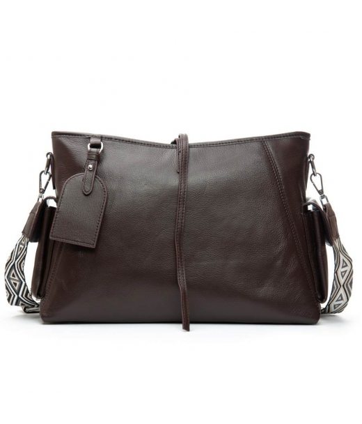 Сумка Шкіряна Жіноча Класична ALEX RAI 91008-9 brown