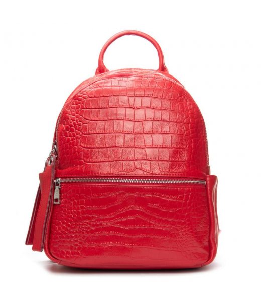 Сумка Шкіряна Жіноча Рюкзак ALEX RAI 95518-9 red Сумка Шкіряна Жіноча Рюкзак ALEX RAI 95518-9 red