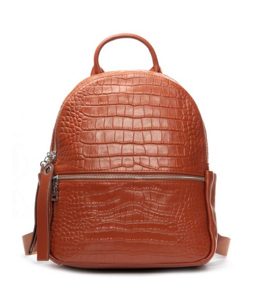 Сумка Шкіряна Жіноча Рюкзак ALEX RAI 95518-9 camel Сумка Шкіряна Жіноча Рюкзак ALEX RAI 95518-9 camel