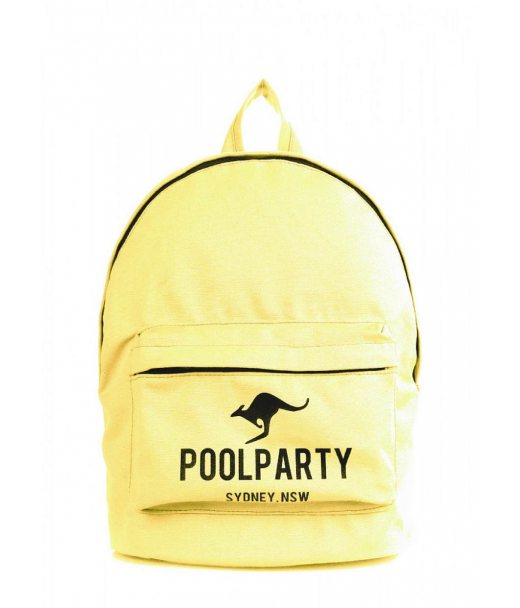Міський рюкзак POOLPARTY жовтий (backpack-oxford-yellow)