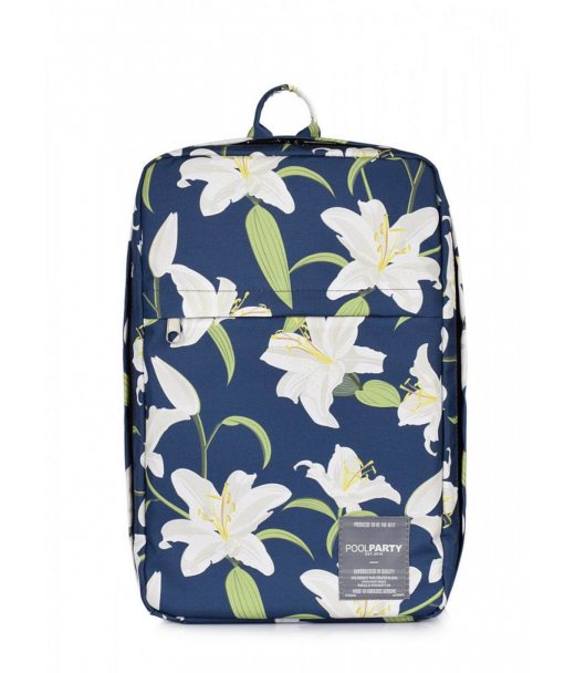 Рюкзак для ручної поклажі POOLPARTY Hub
hub-lily 40x25x20см Ryanair / Wizz Air / МАУ з ліліями (hub-lily)