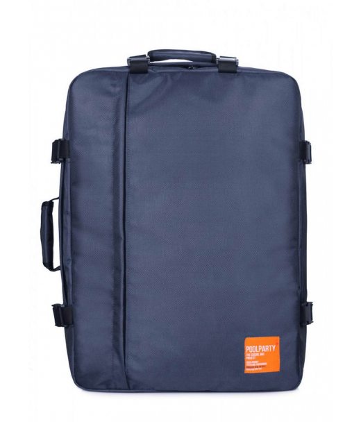 Рюкзак-сумка для ручної поклажі POOLPARTY Cabin 55x40x20см МАУ / SkyUp синій (cabin-darkblue)