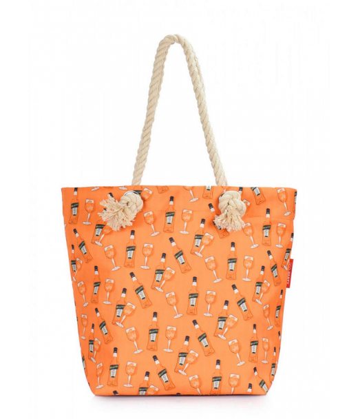 Летняя сумка POOLPARTY Anchor с принтом апероль (anchor-aperitivo)