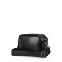 Черная сумка с ремнем на плечо POOLPARTY Capsule из искусственной кожи (capsule-black)