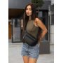 Жіноча сумка на пояс бананка Sambag Tirso Max чорна