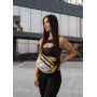 Велика жіноча тканева сумка з екошкірою на пояс бананка Sambag Tirso Max жовта Велика жіноча тканева сумка з екошкірою на пояс бананка Sambag Tirso Max жовта