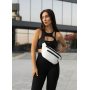 Жіноча сумка на пояс бананка Sambag Tirso Max біла Жіноча сумка на пояс бананка Sambag Tirso Max біла